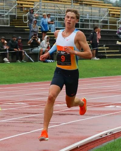 Sam Ruthe racing in the rain